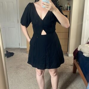 Abercrombie black dress mini small
